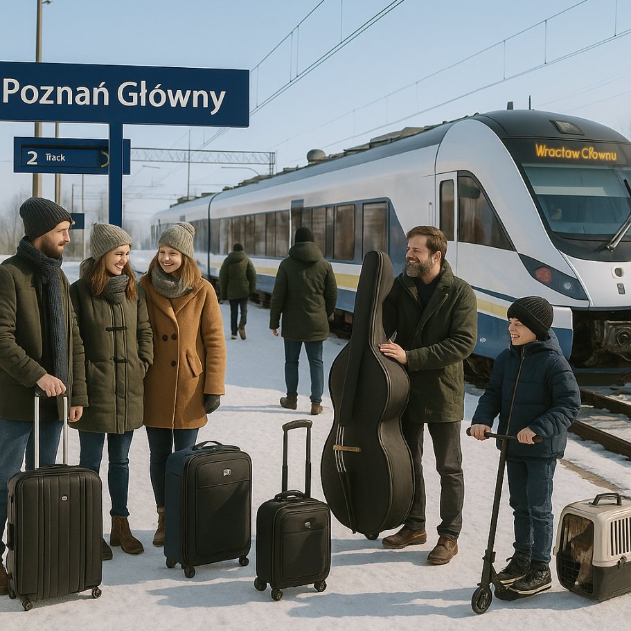 Jakie bagaże można przewozić w pociągu